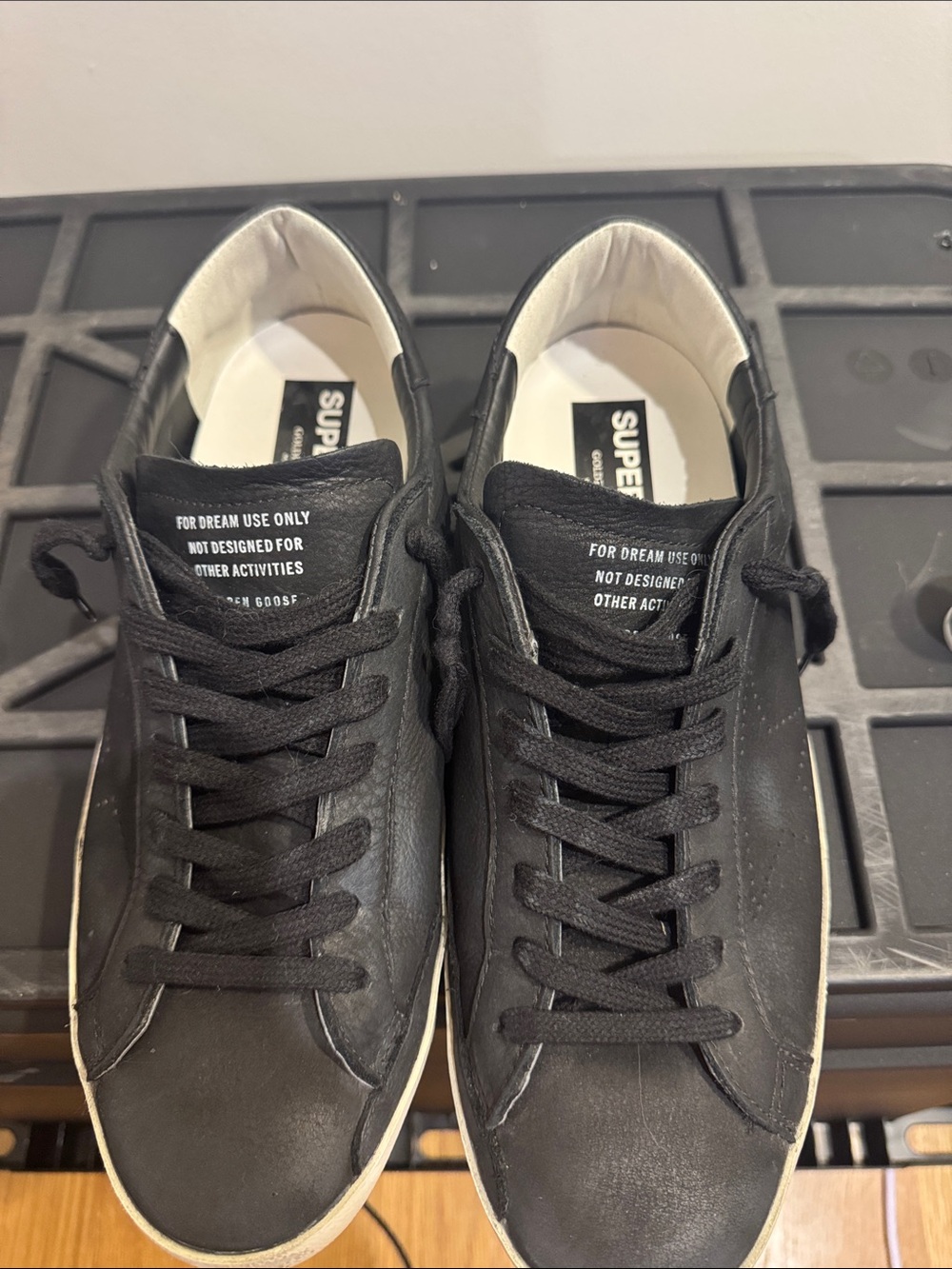 Golden Goose Men's Black Low-Top Sneakers - Picture 6 of 7